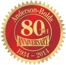 Anderson-Bolds - Serving Customers for 80 Years