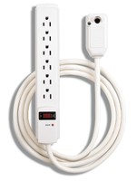 TRC 90502 6 outlet surge strip with fire protection