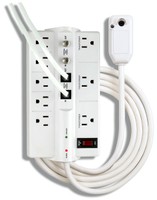 TRC 90514 8 outlet surge strip with fire protection